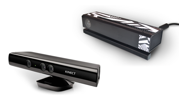 Kinect V1 and Kinect V2 fields of view compared